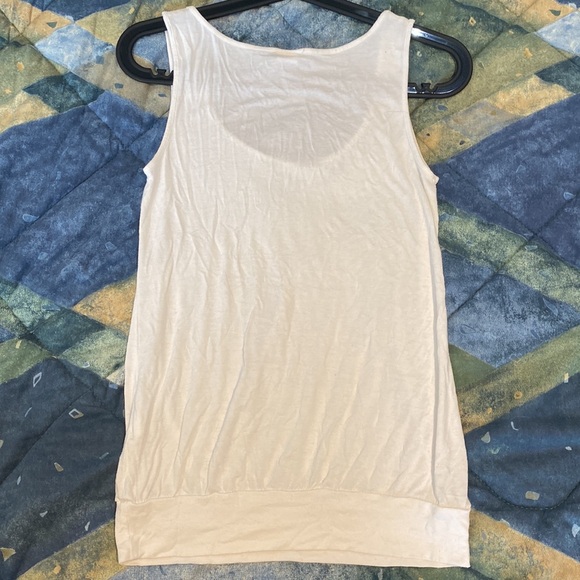 Camaieu Tank Top US Womens 6 White Worn but Good Condition - Picture 2 of 8